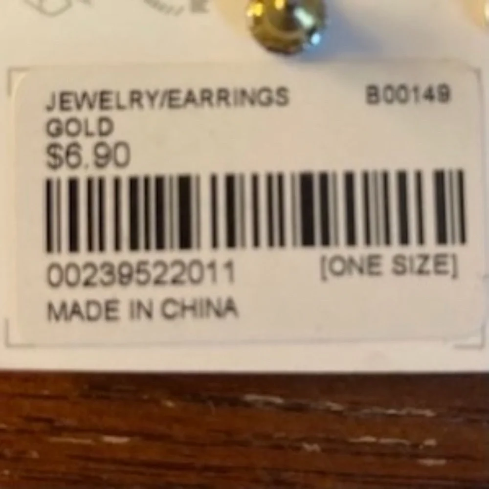 Forever 21 Gold Tone Post Stud Earrings l Set of 7 Pairs l New With Tag